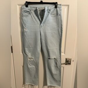 Old navy extra hi rise sky high straight